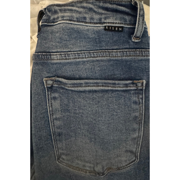 Women's Risen Blue Flare & Wide Leg Jeans Size 28 - Picture 6 of 7